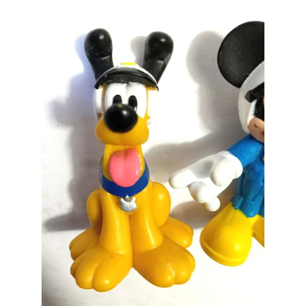 Disney Mickey Mouse Clubhouse Police Patrol Mickey and Pluto Figures  Mattel